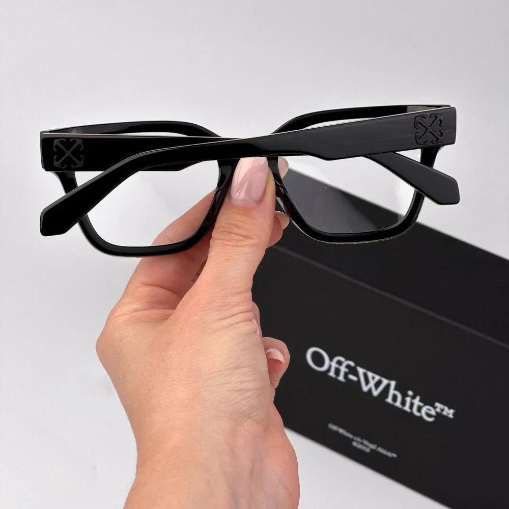 Off-White STYLE 7P Women Eyeglasses Black/Yellow Square | Model OERJ07P 1300